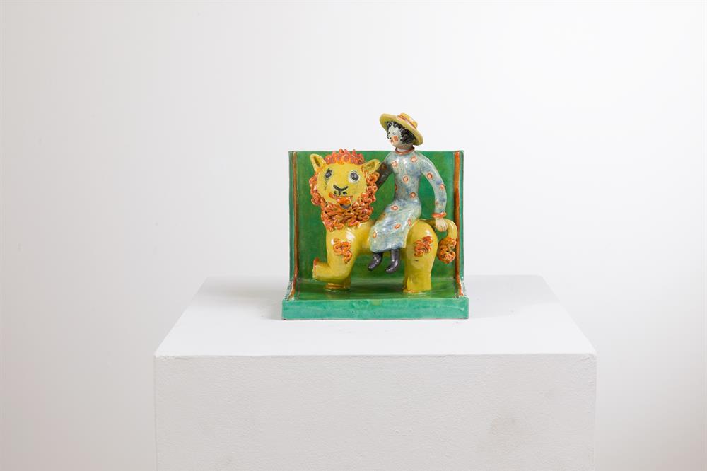 Lion with Rider, Bookend thumbnail