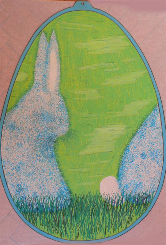 Easter Egg - Rabbit with Egg