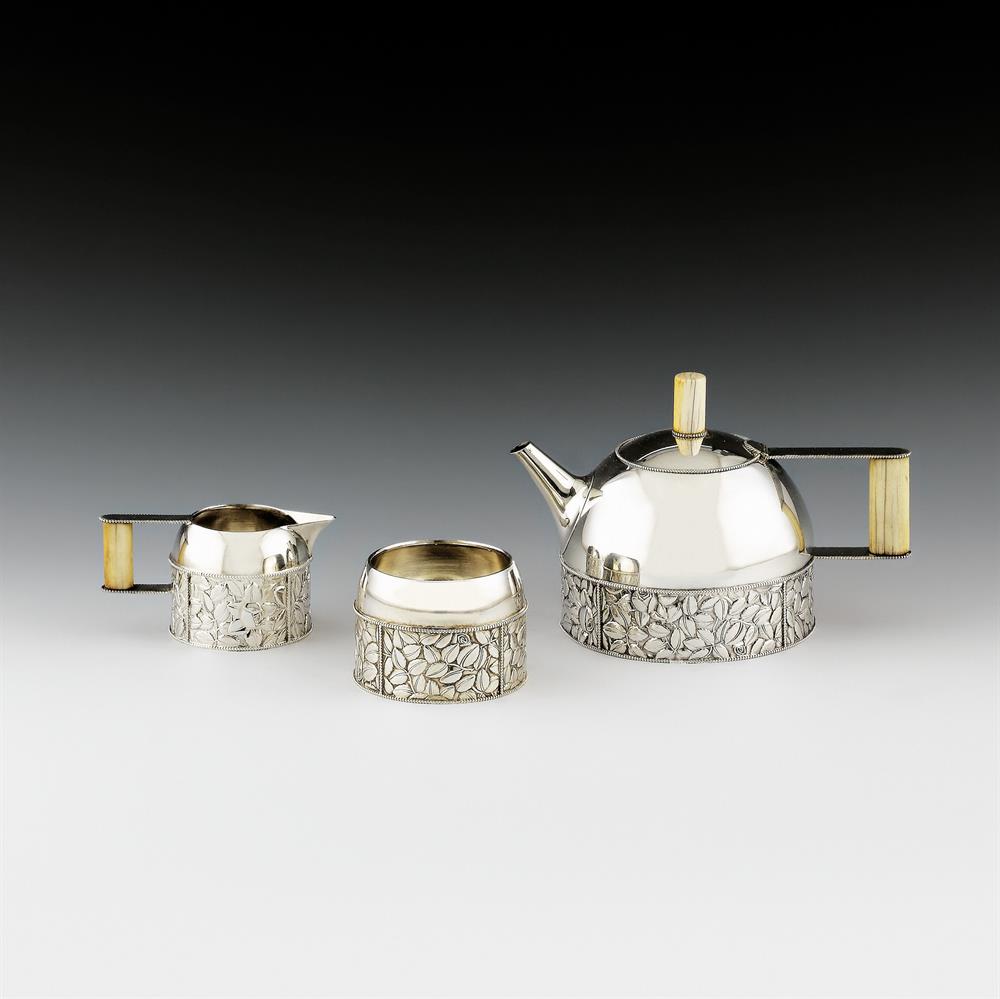 ThreePiece Tea Set with Teapot, Milk Jug and Sugar Bowl by Josef