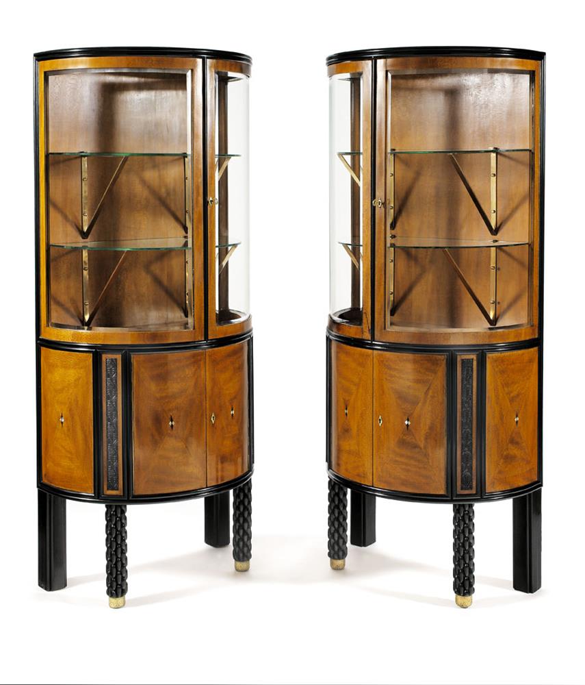 Two Glass Cabinets