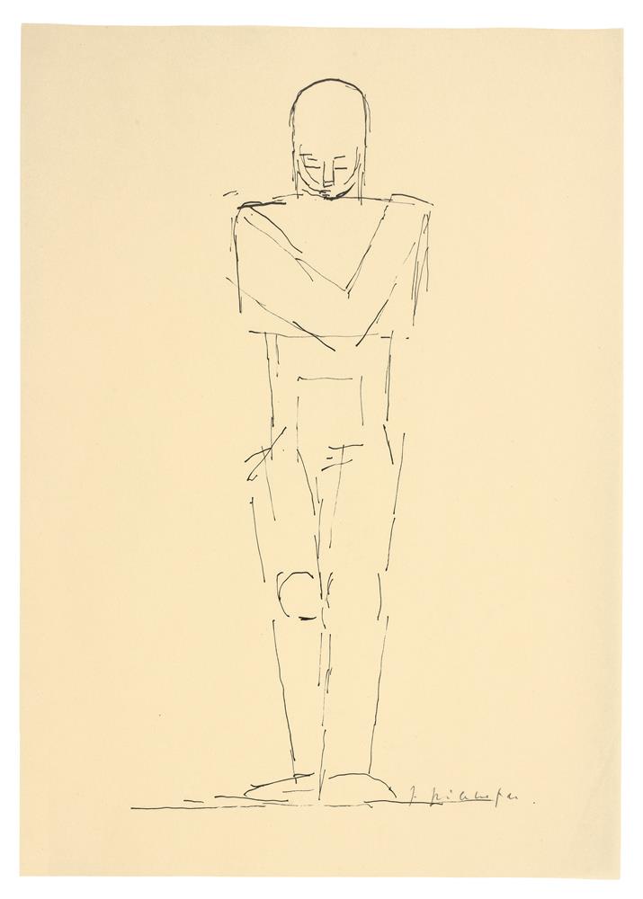 Figure with Lowered Head