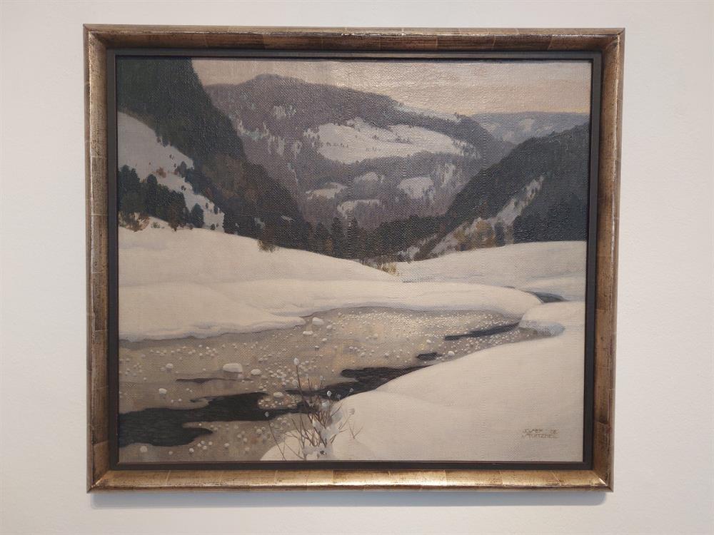 Winterly Landscape with Stream thumbnail