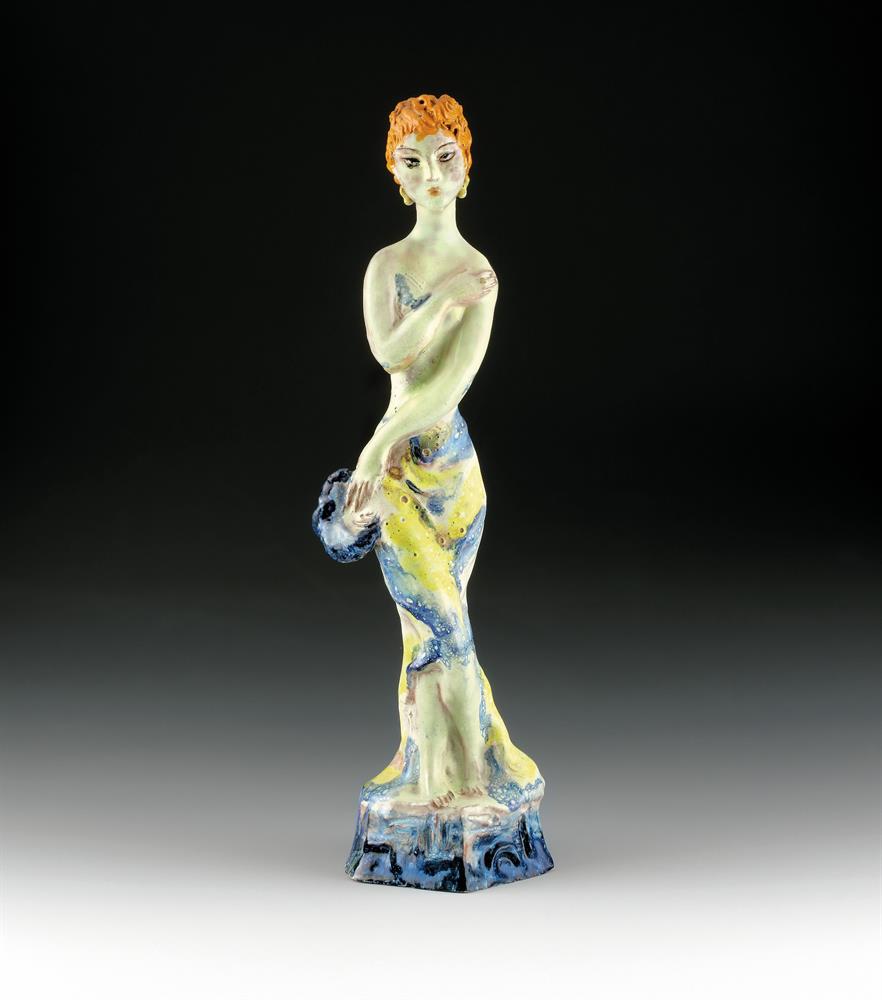 Female Figure with Red Hair